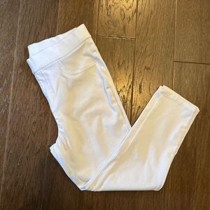 Time and tru 12-14 large white crop pants white NWOT